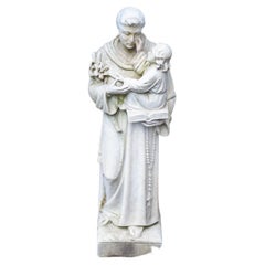 Marble St. Anthony Garden Statue