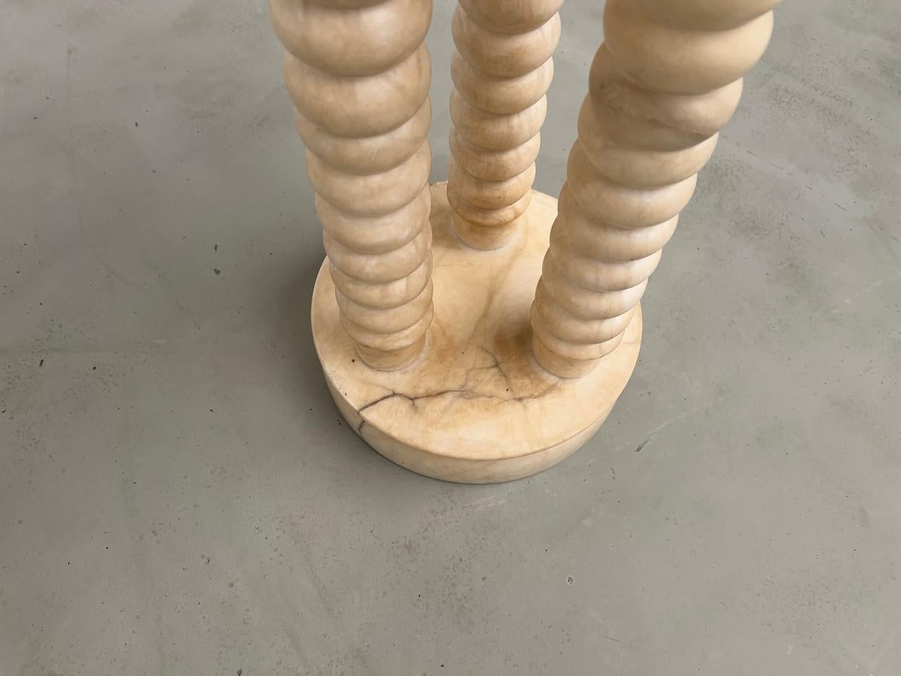 Stand en marbre avec 3 colonnes, vers 1970, France en vente 8