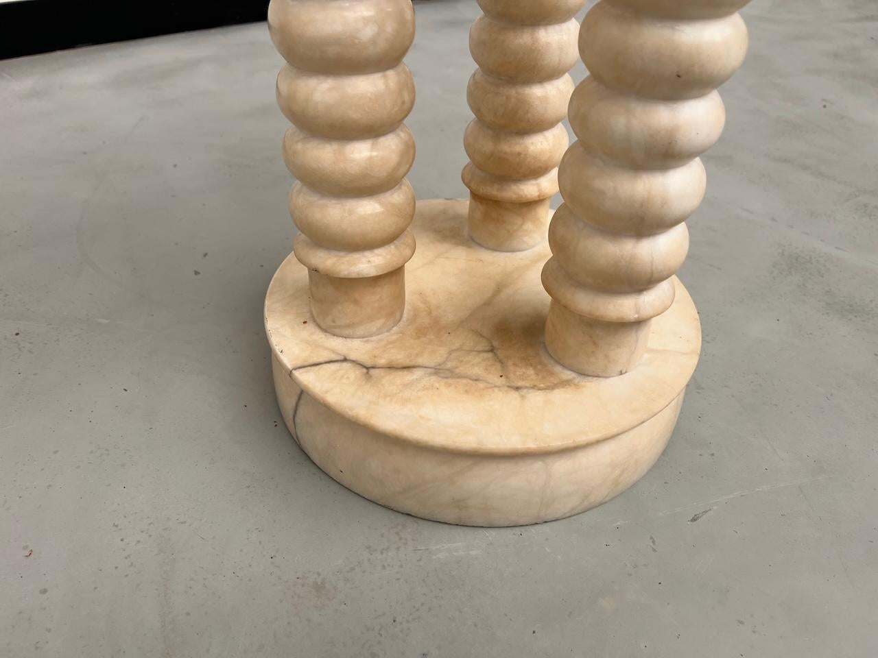 Stand en marbre avec 3 colonnes, vers 1970, France en vente 9