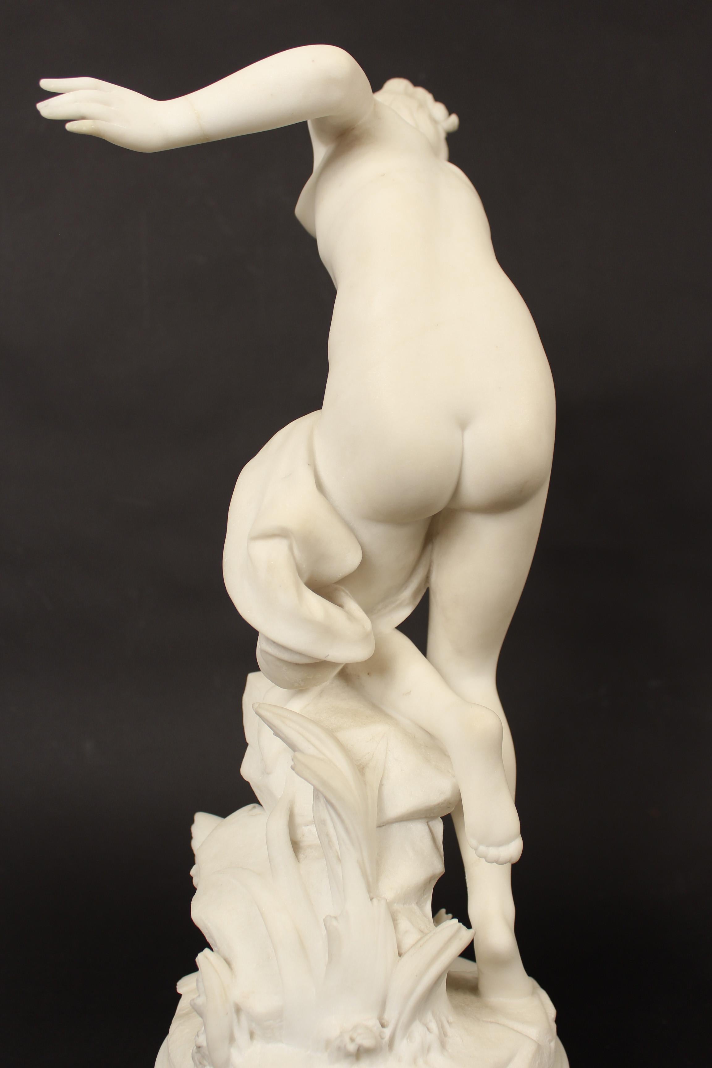 Marble Statue by Rene Bulens 1