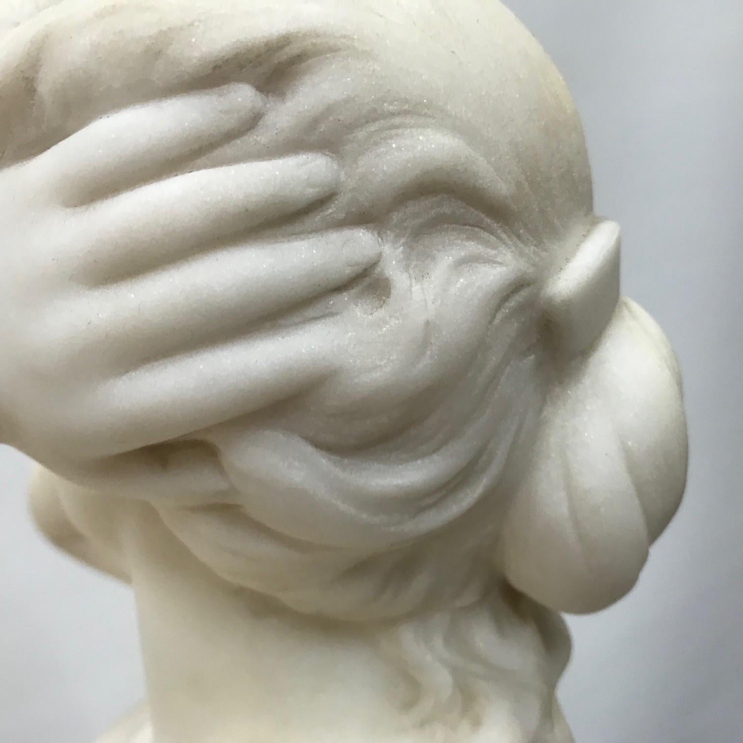 Statue en marbre « Awakening » d'après Constantino Barbella en vente 3
