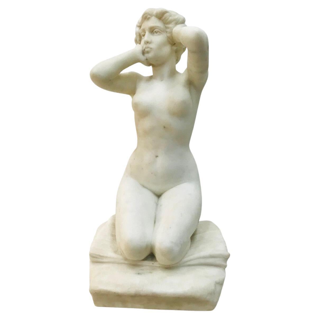 "Awakening" Marble Statue after Constantino Barbella For Sale