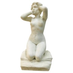 "Awakening" Marble Statue after Constantino Barbella
