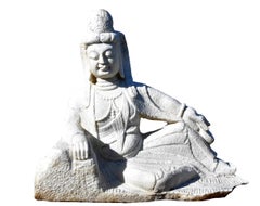 Large Marble Statue of Kwan Yin Avalokiteshara