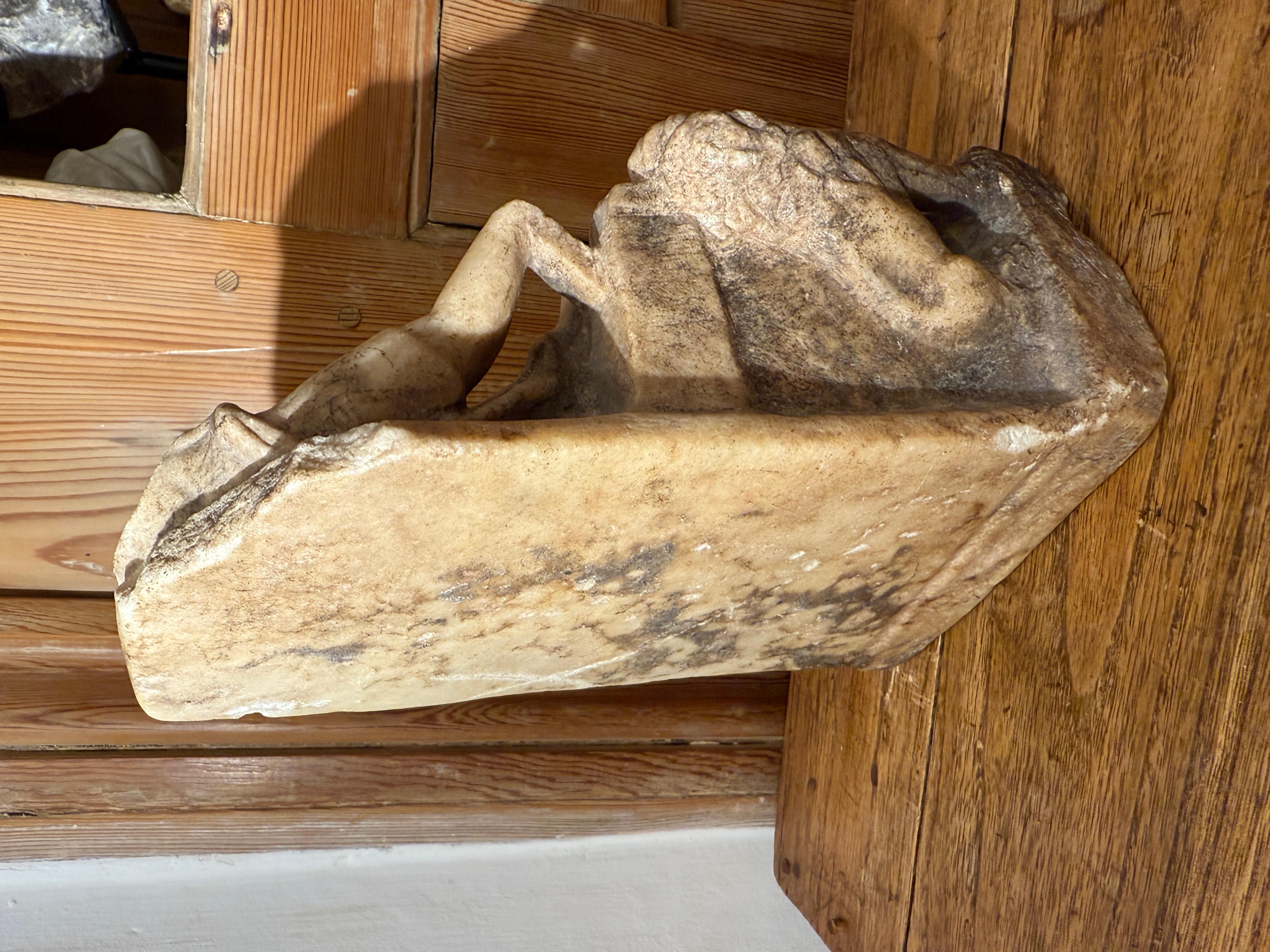 Statuette en marbre de Cybèle trônant, Empire romain, vers le IIIe siècle après J.-C. en vente 4