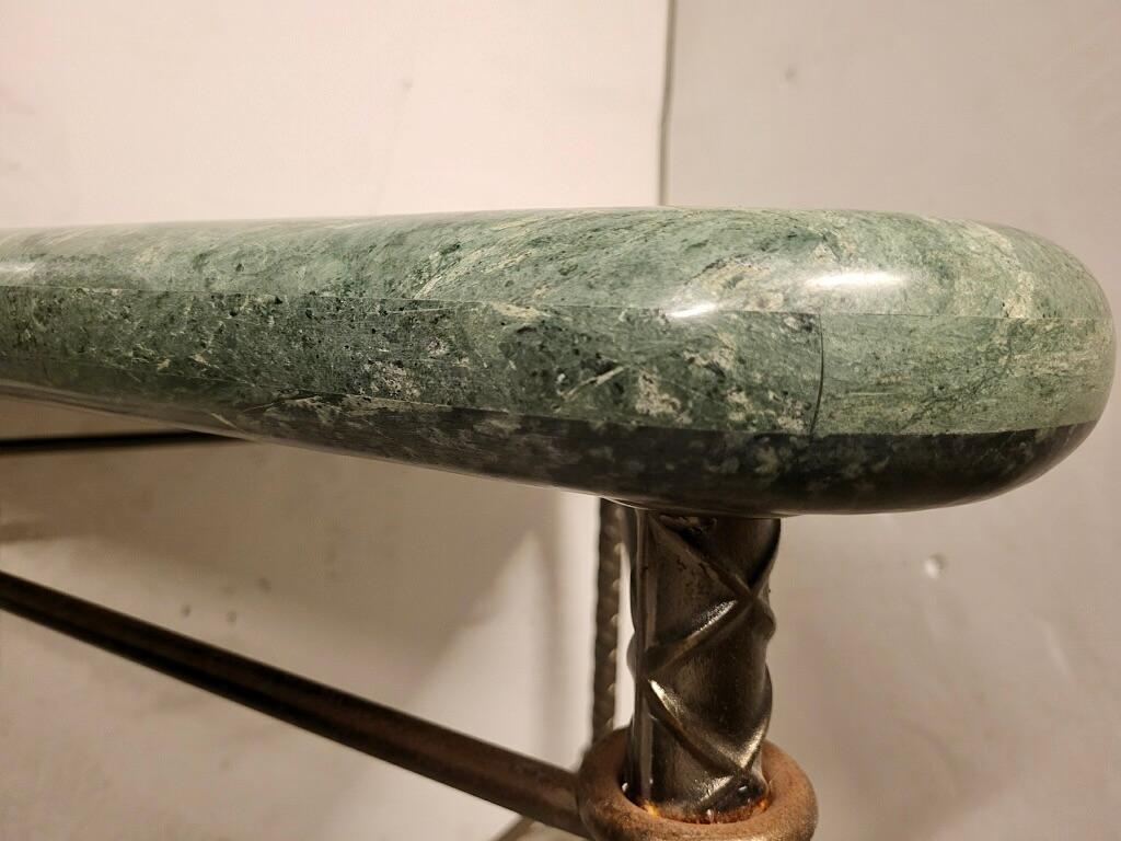 Marble, Steel, and Bronze Center Table by Ilana Goor For Sale 4