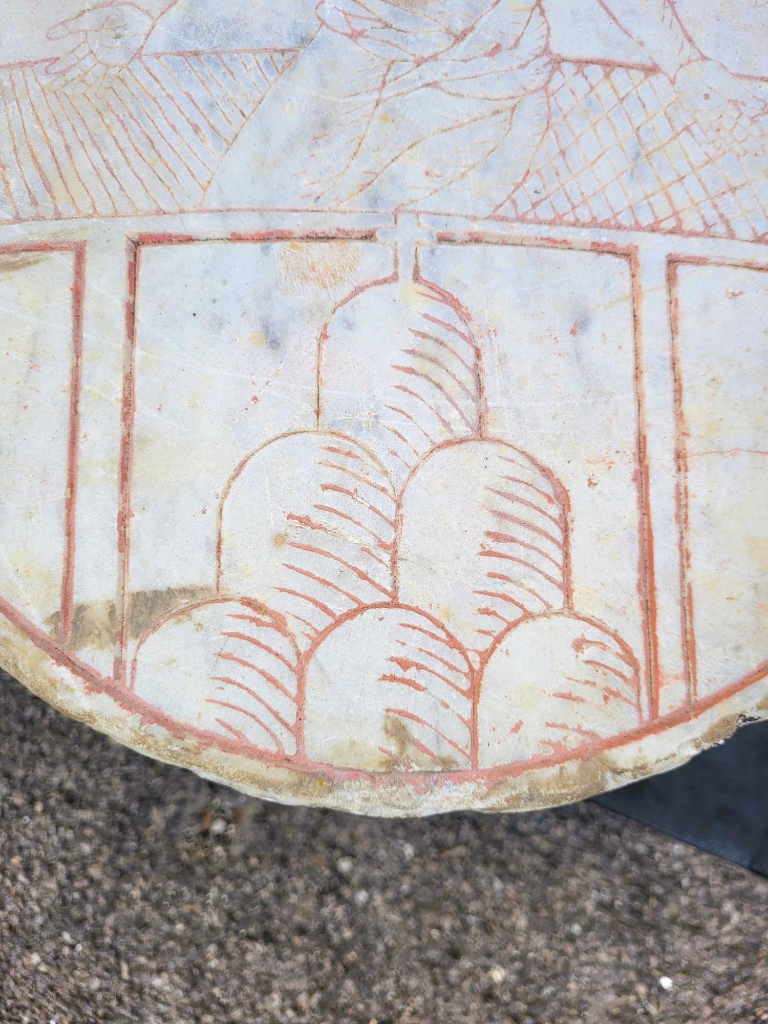 Steele en marbre, Christ de la résurrection, 16e/17e siècle Bon état - En vente à MARSEILLE, FR
