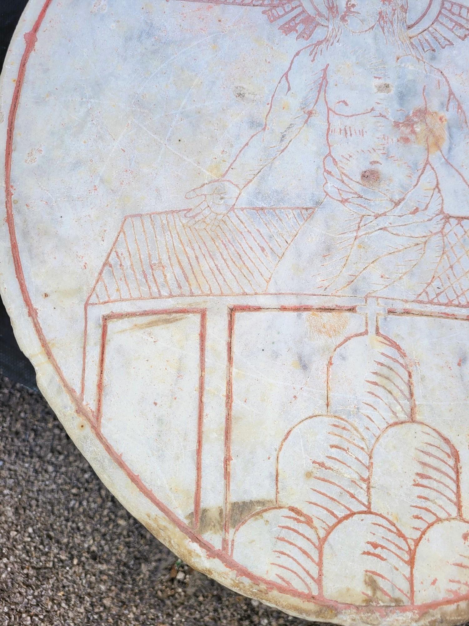 XVIIIe siècle et antérieur Steele en marbre, Christ de la résurrection, 16e/17e siècle en vente