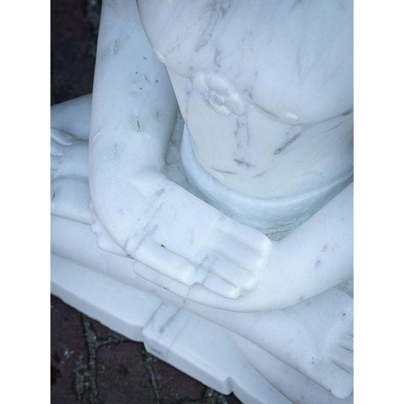 Marble Stone Jain Statue from India For Sale 12