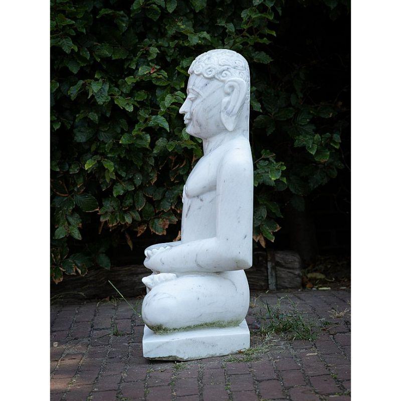 Marble Stone Jain Statue from India For Sale 14