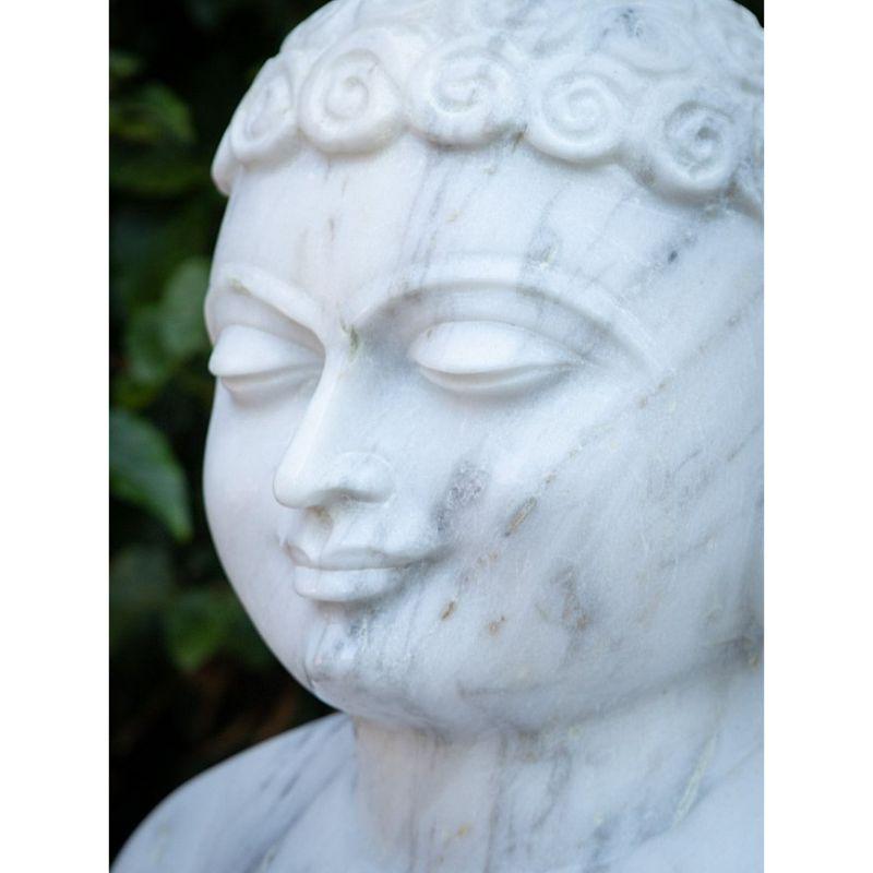 Marble Stone Jain Statue from India For Sale 4