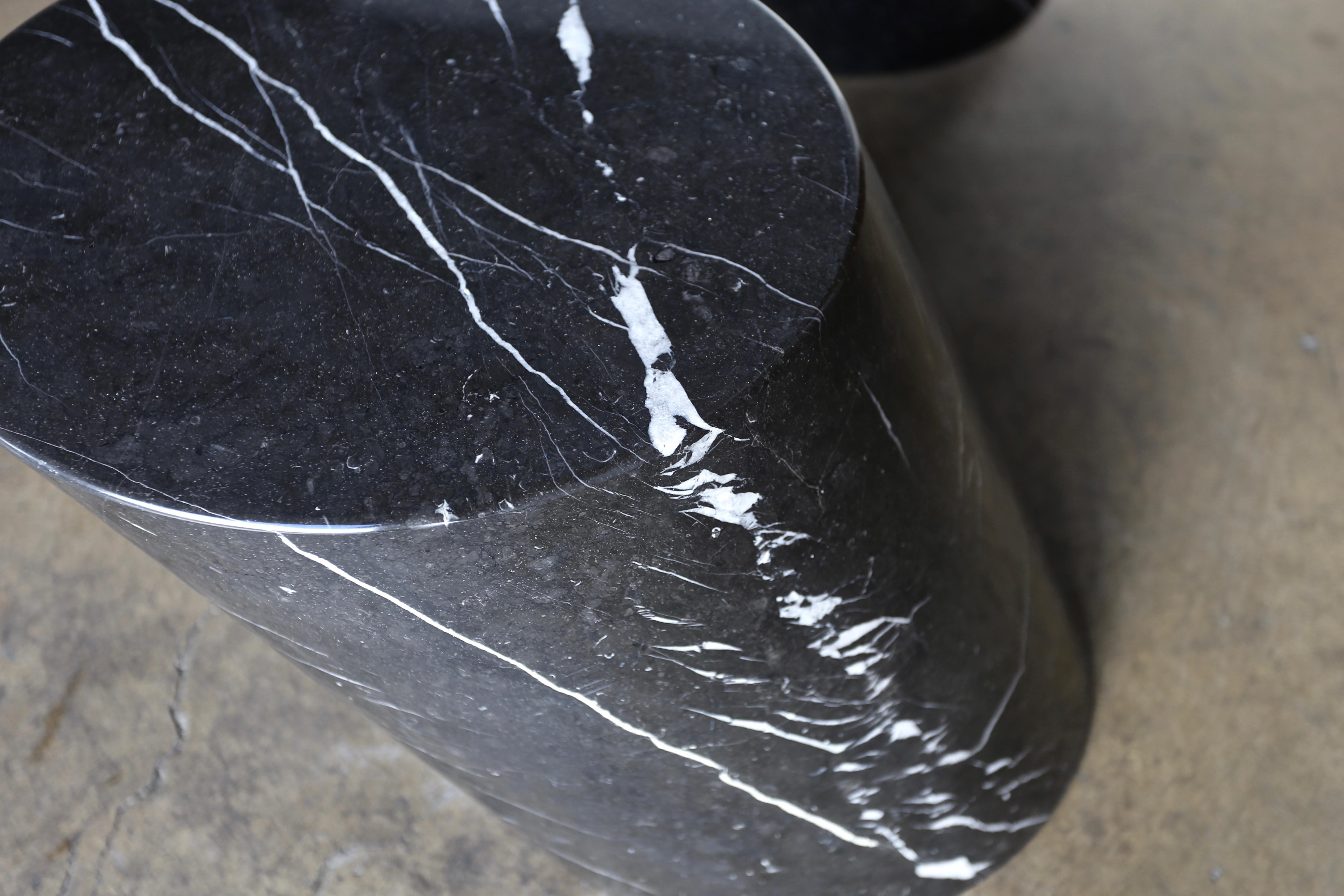 Mid-Century Modern Marble Stump Table by Lucia Mercer for Knoll