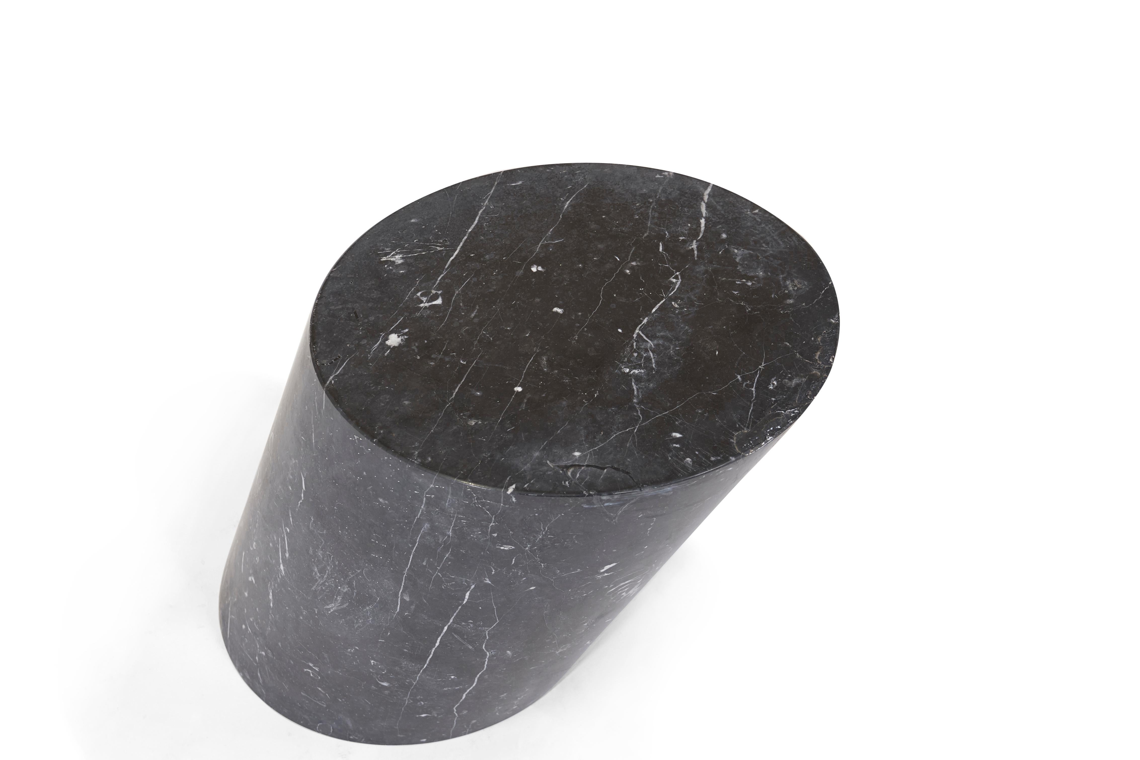 Post-Modern Marble Stump Tables by Lucia Mercer for Knoll