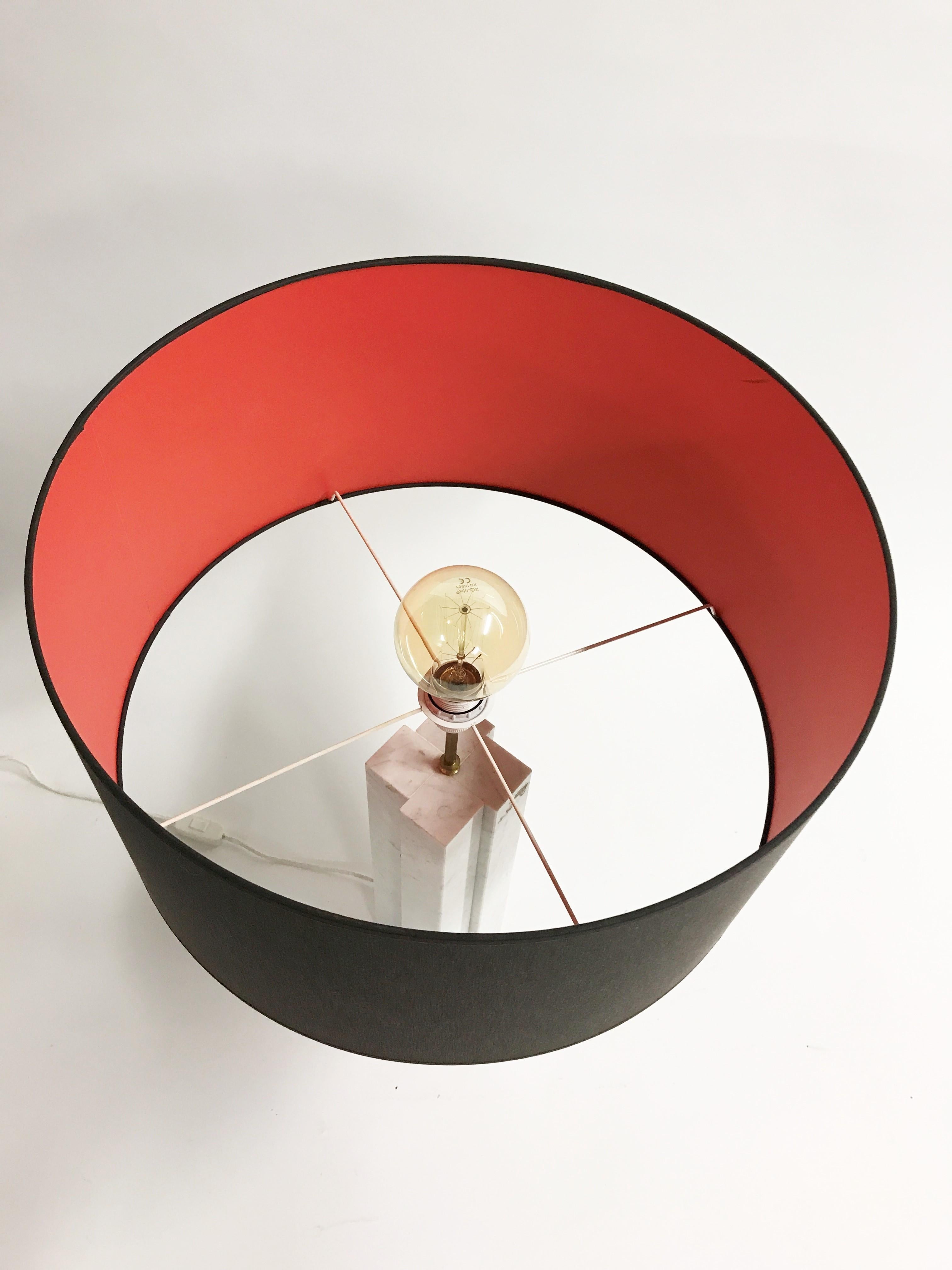 Mid-Century Modern Marble Table Lamp by Florence Knoll, 1960s
