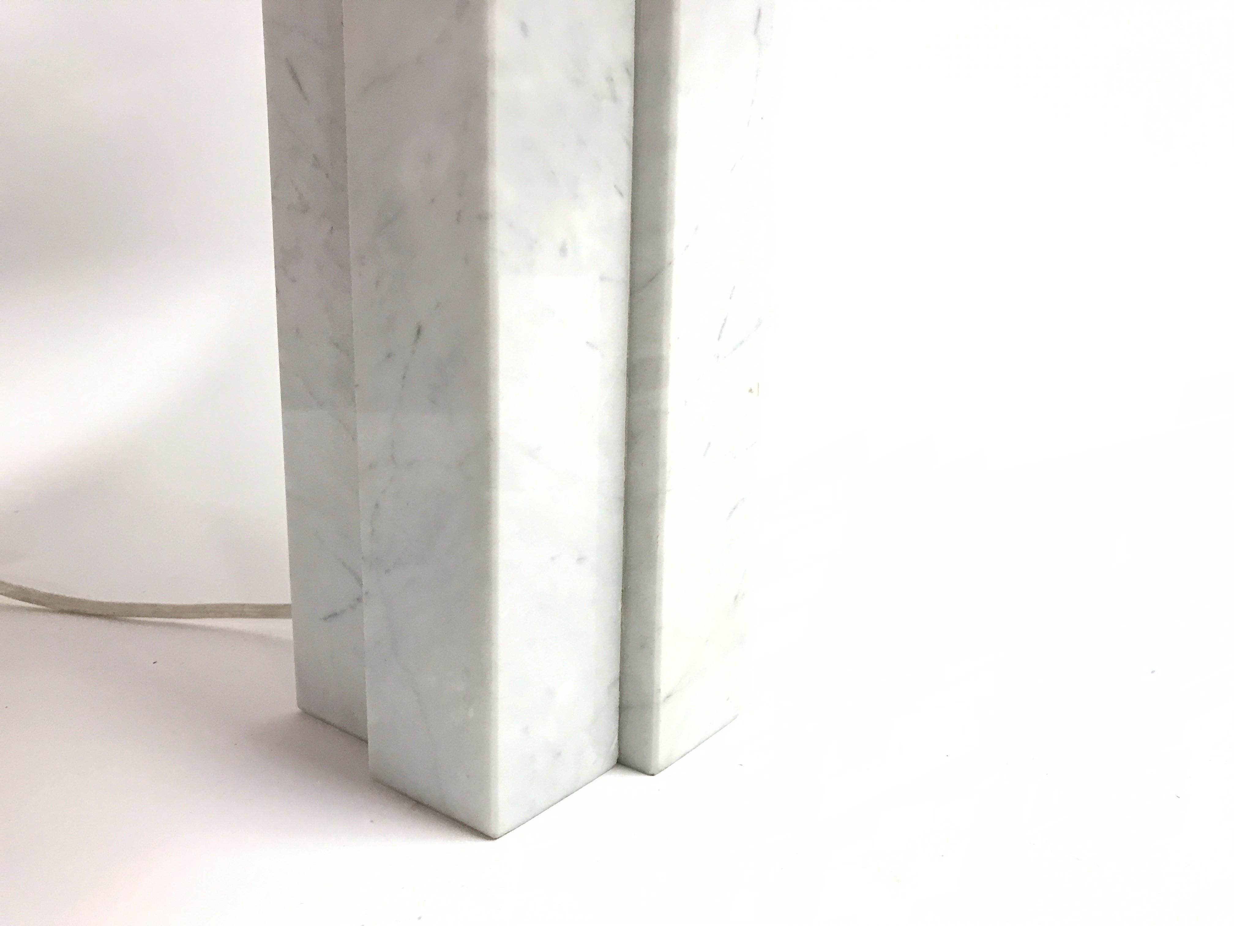 North American Marble Table Lamp by Florence Knoll, 1960s
