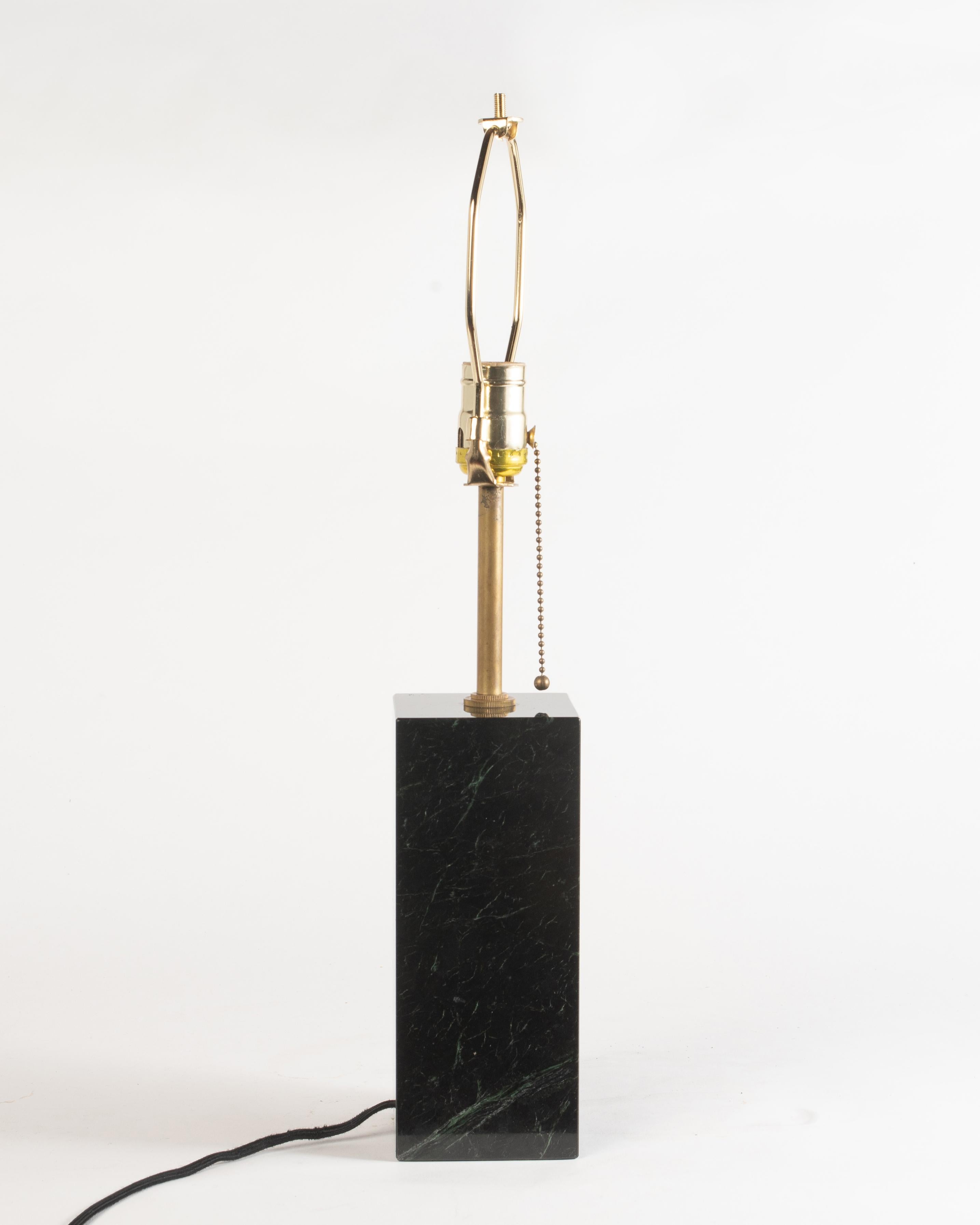 Mid-Century Modern Marble Table Lamp After T.H. Robsjohn-Gibbings, for Hansen, New York