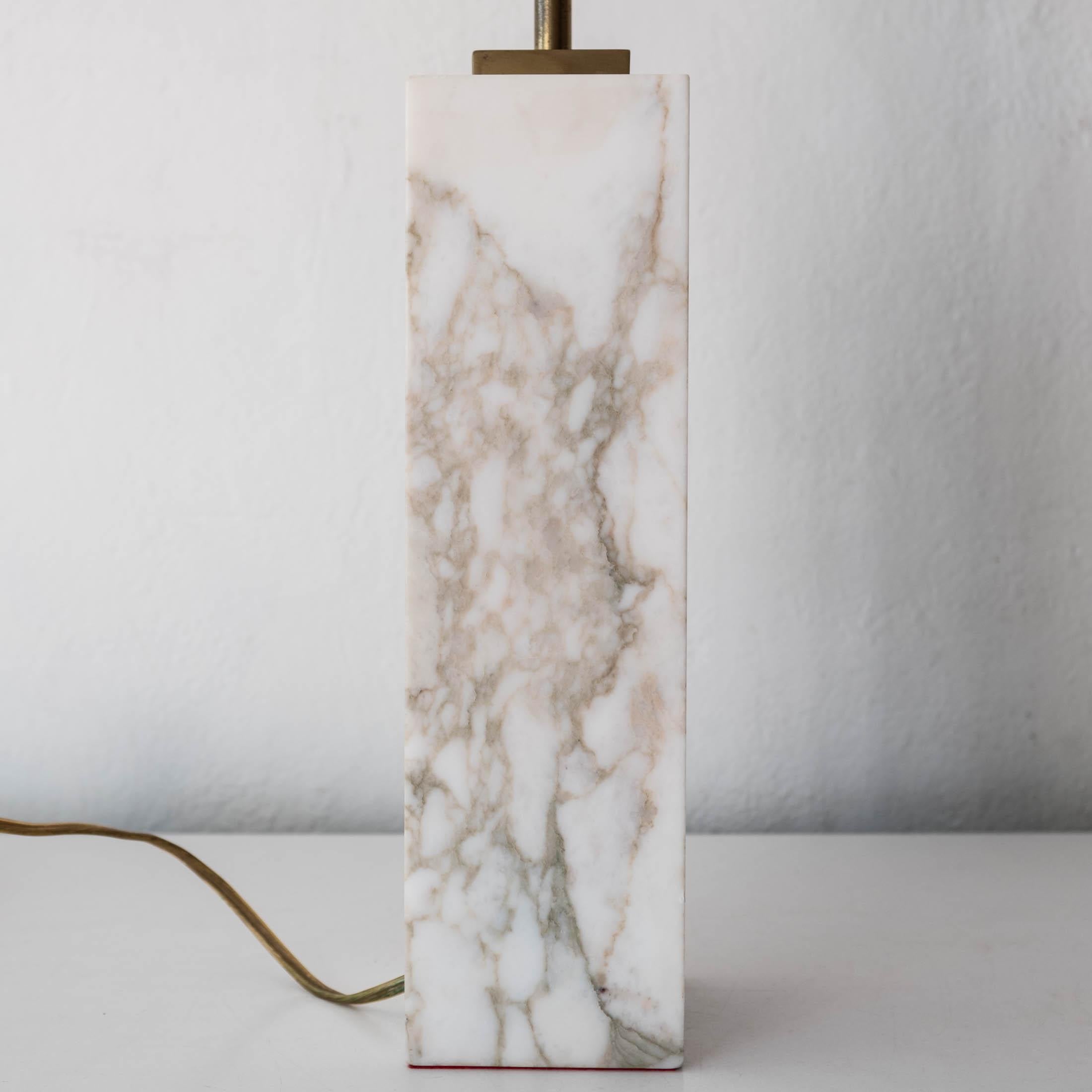 Lampe de table en marbre de Robsjohn-Gibbings pour Hansen Bon état - En vente à San Diego, CA