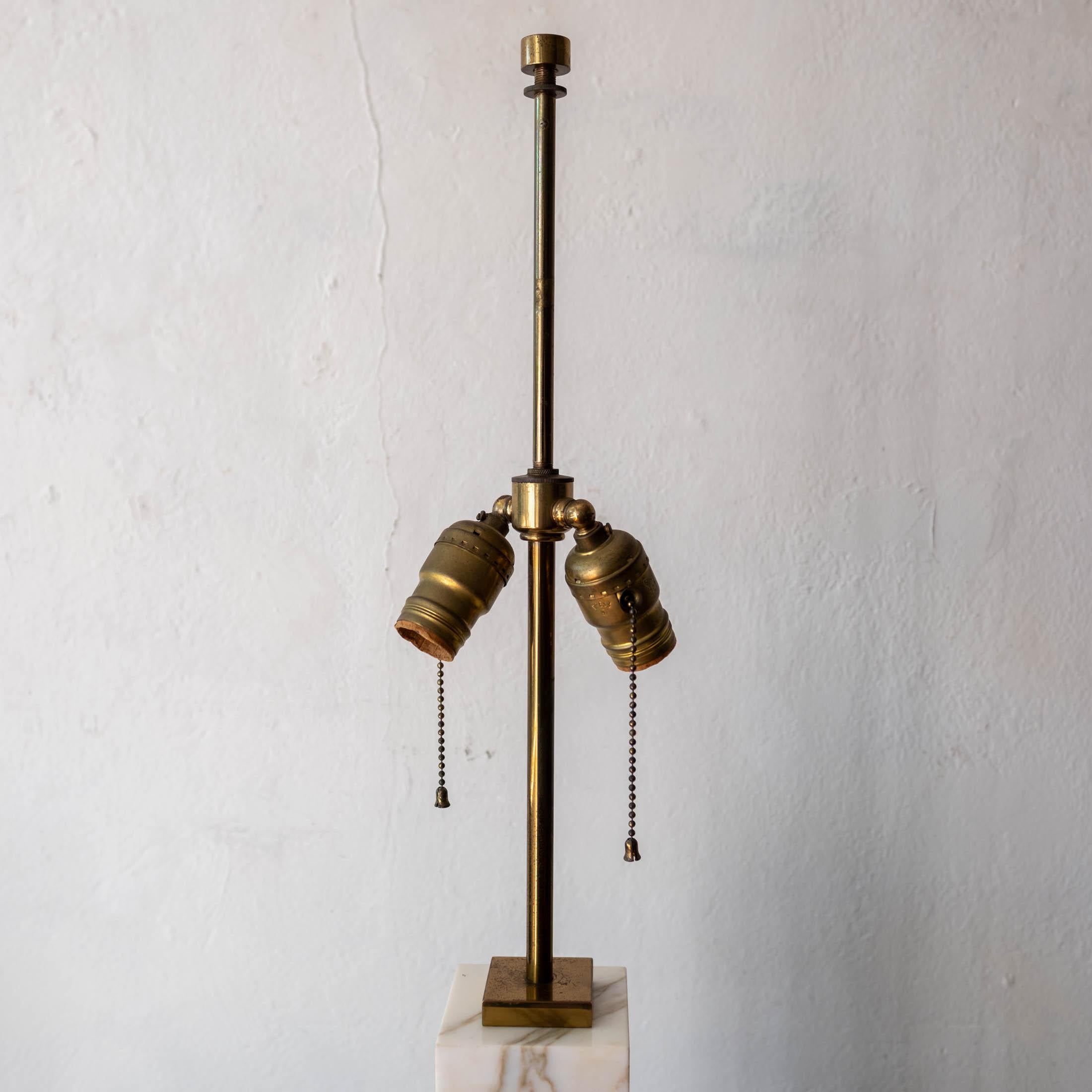 Marble Table Lamp by Robsjohn-Gibbings for Hansen For Sale 1