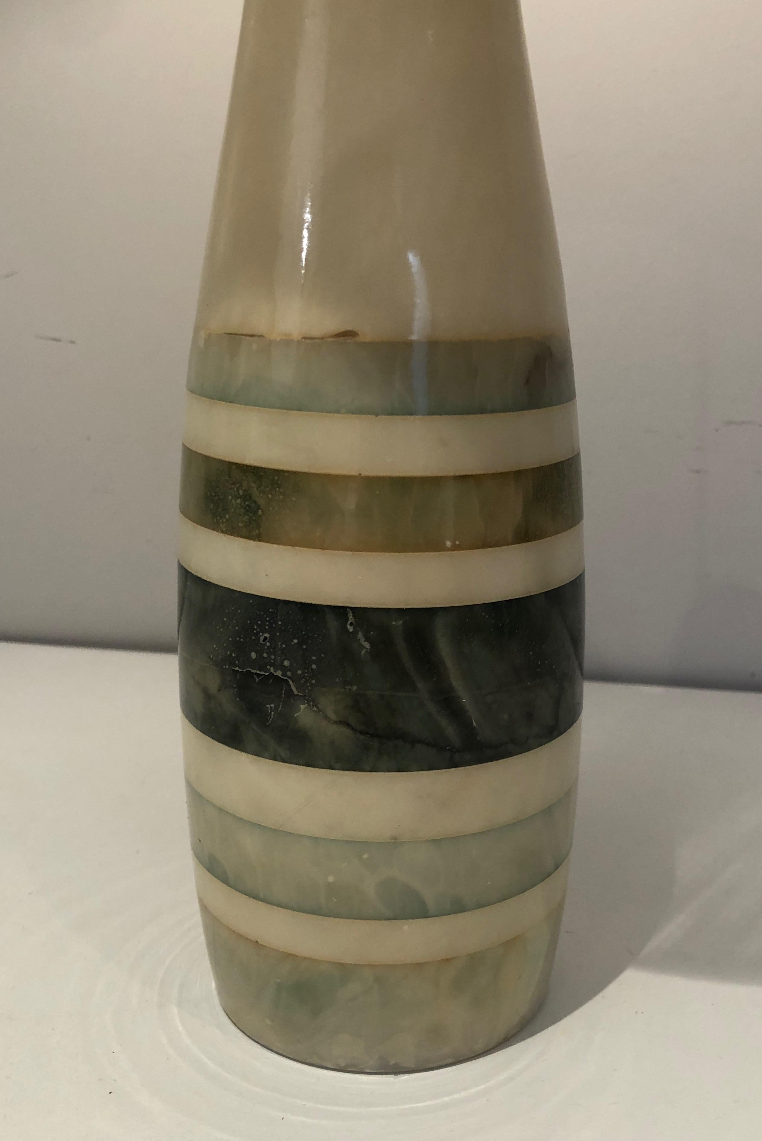 Marble Table Lamp, Circa 1970 For Sale 3