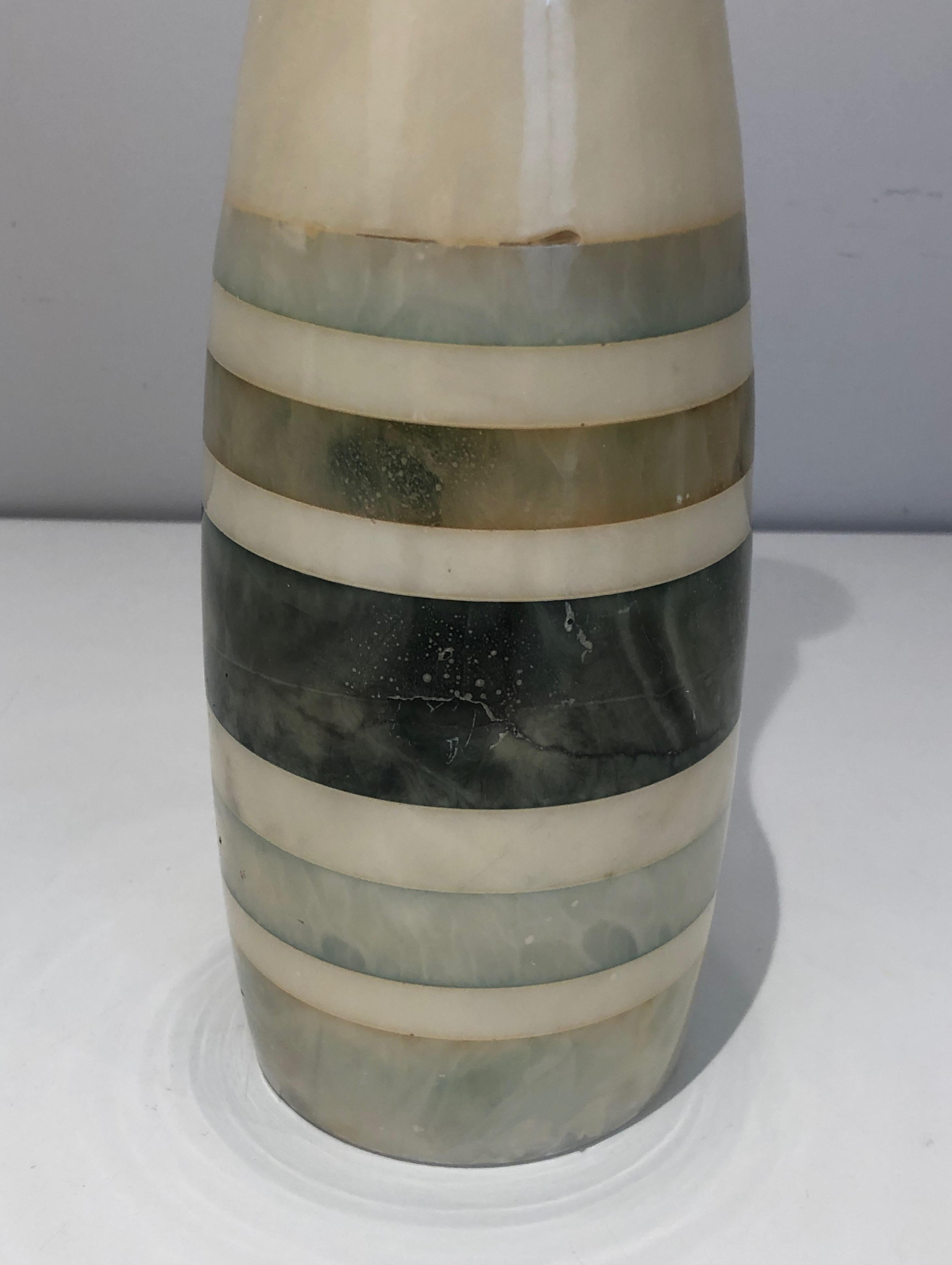 Marble Table Lamp, Circa 1970 For Sale 4