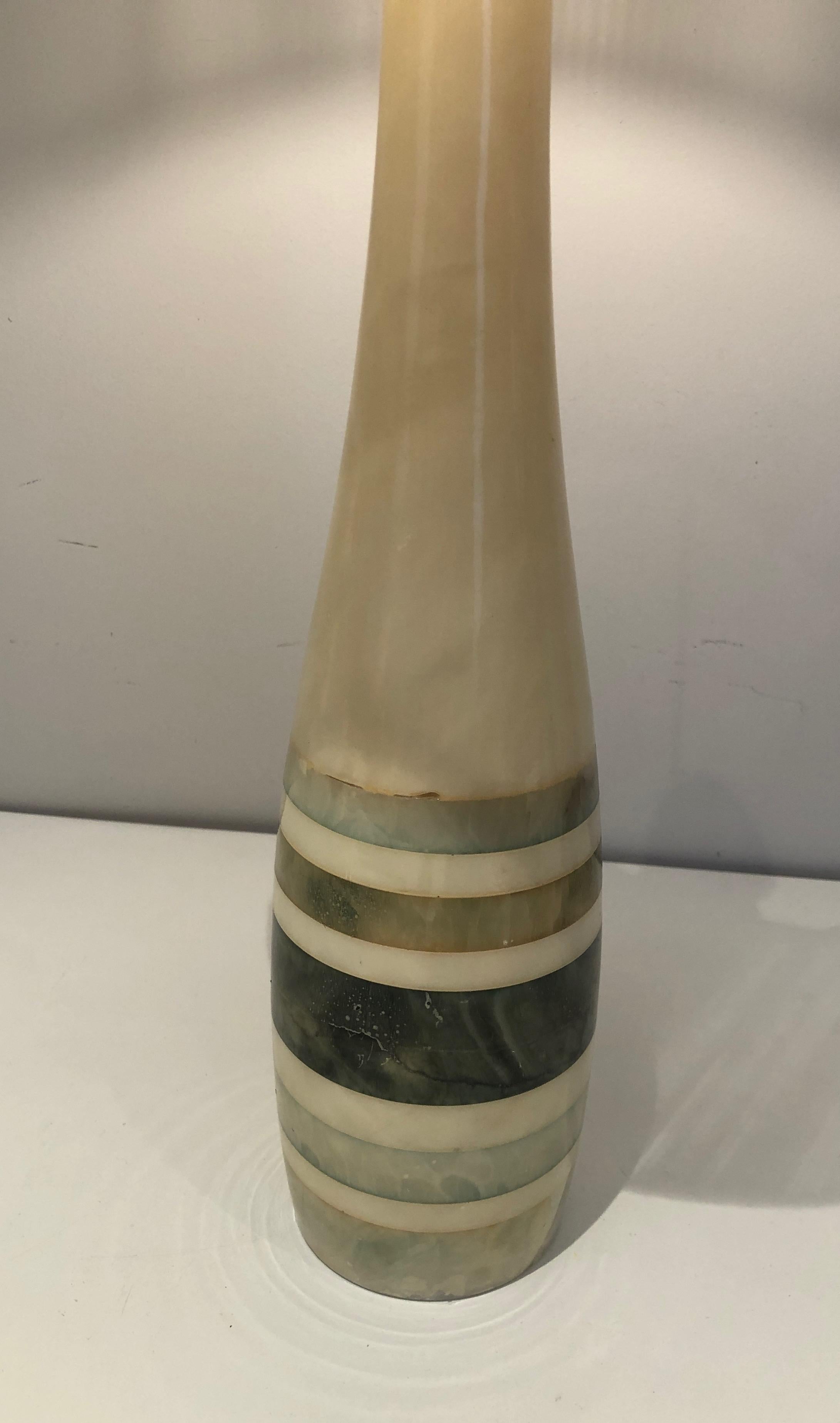Marble Table Lamp, Circa 1970 For Sale 10