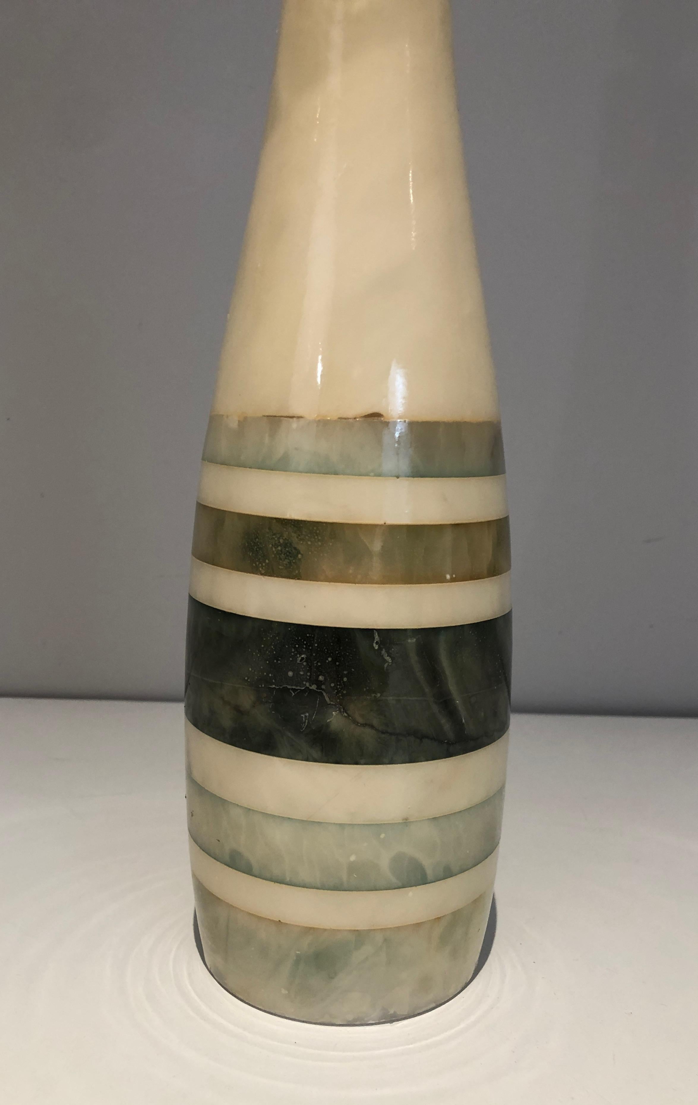 Marble Table Lamp, Circa 1970 For Sale 1