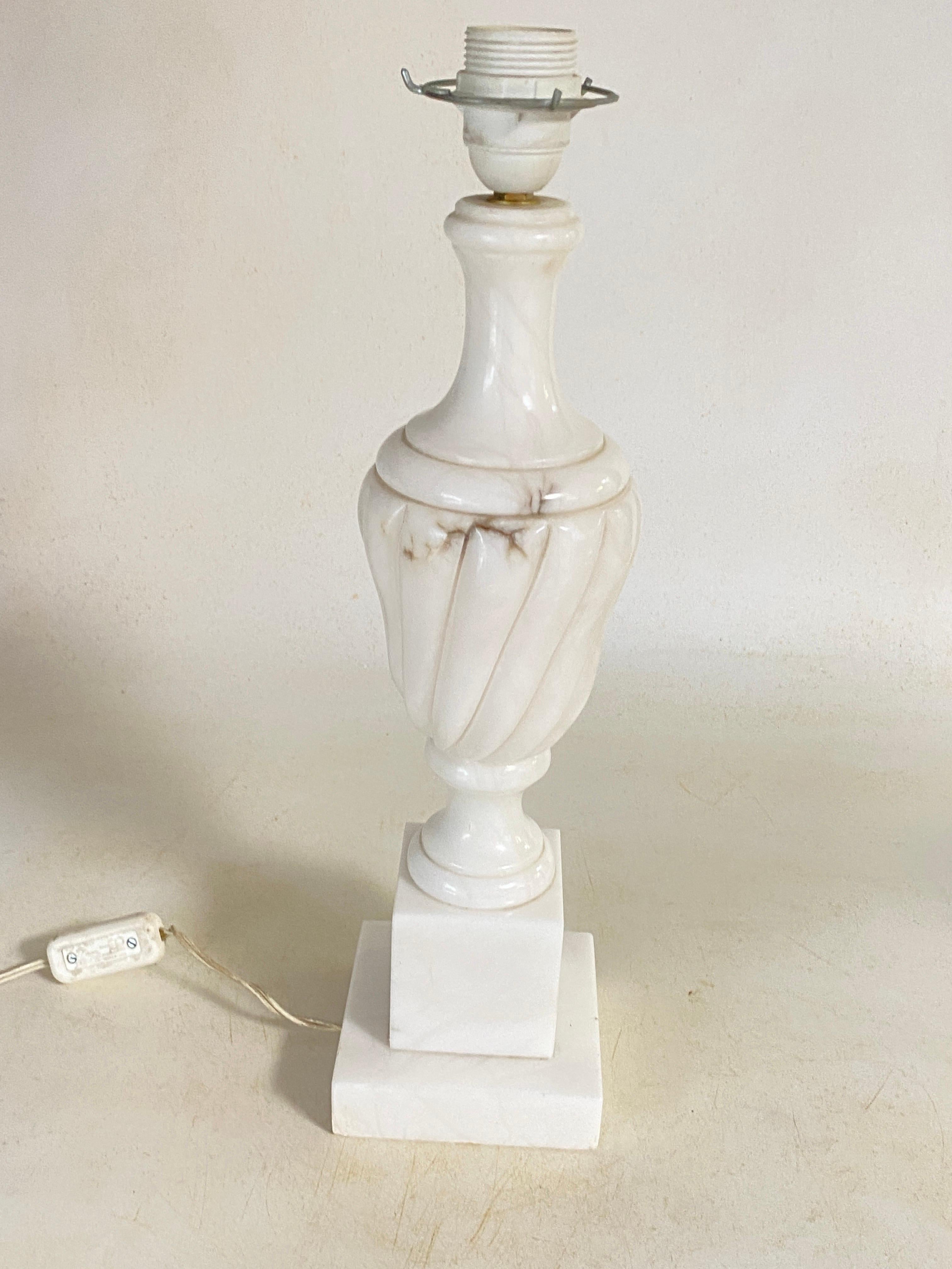  Marble Table Lamp France 20th Century For Sale 4