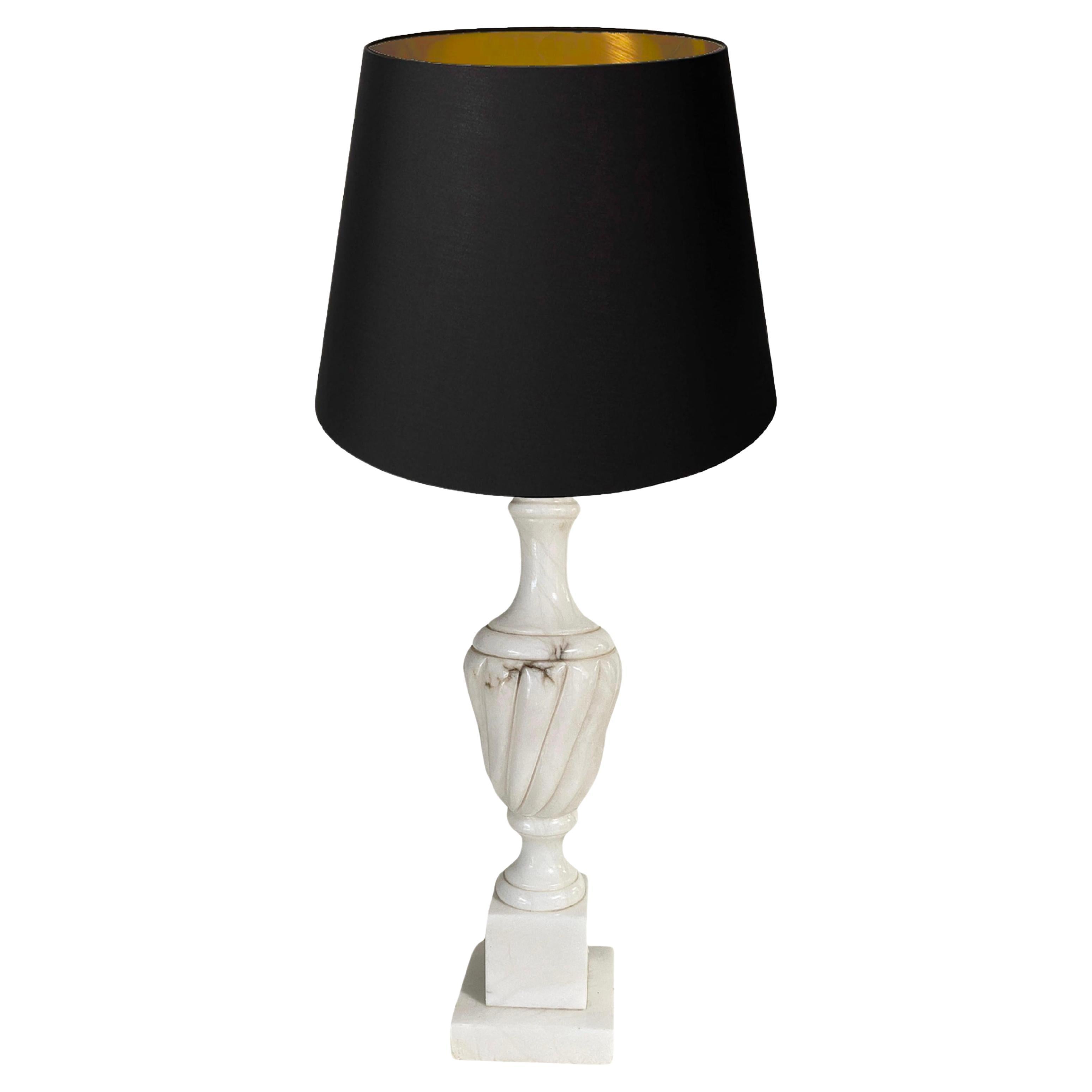  Lampe de table en marbre France 20e siècle en vente