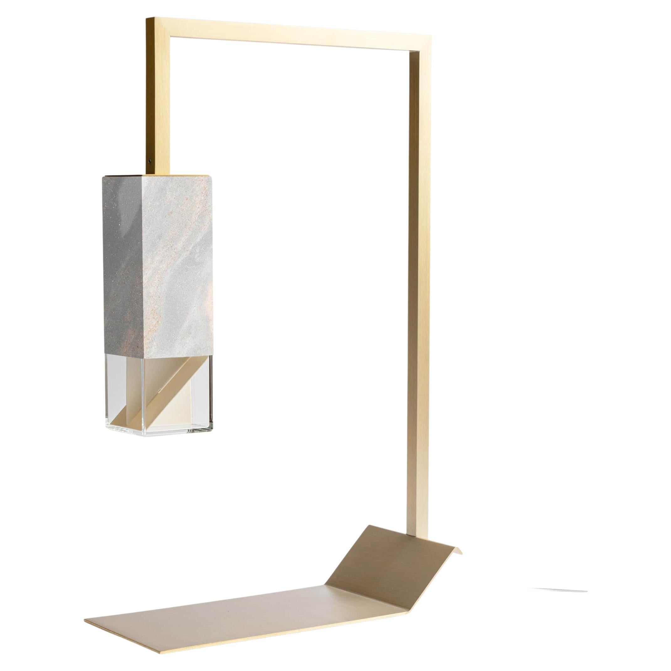 Lampe de table en marbre Two 01 Réédition Revamp de Formaminima en vente