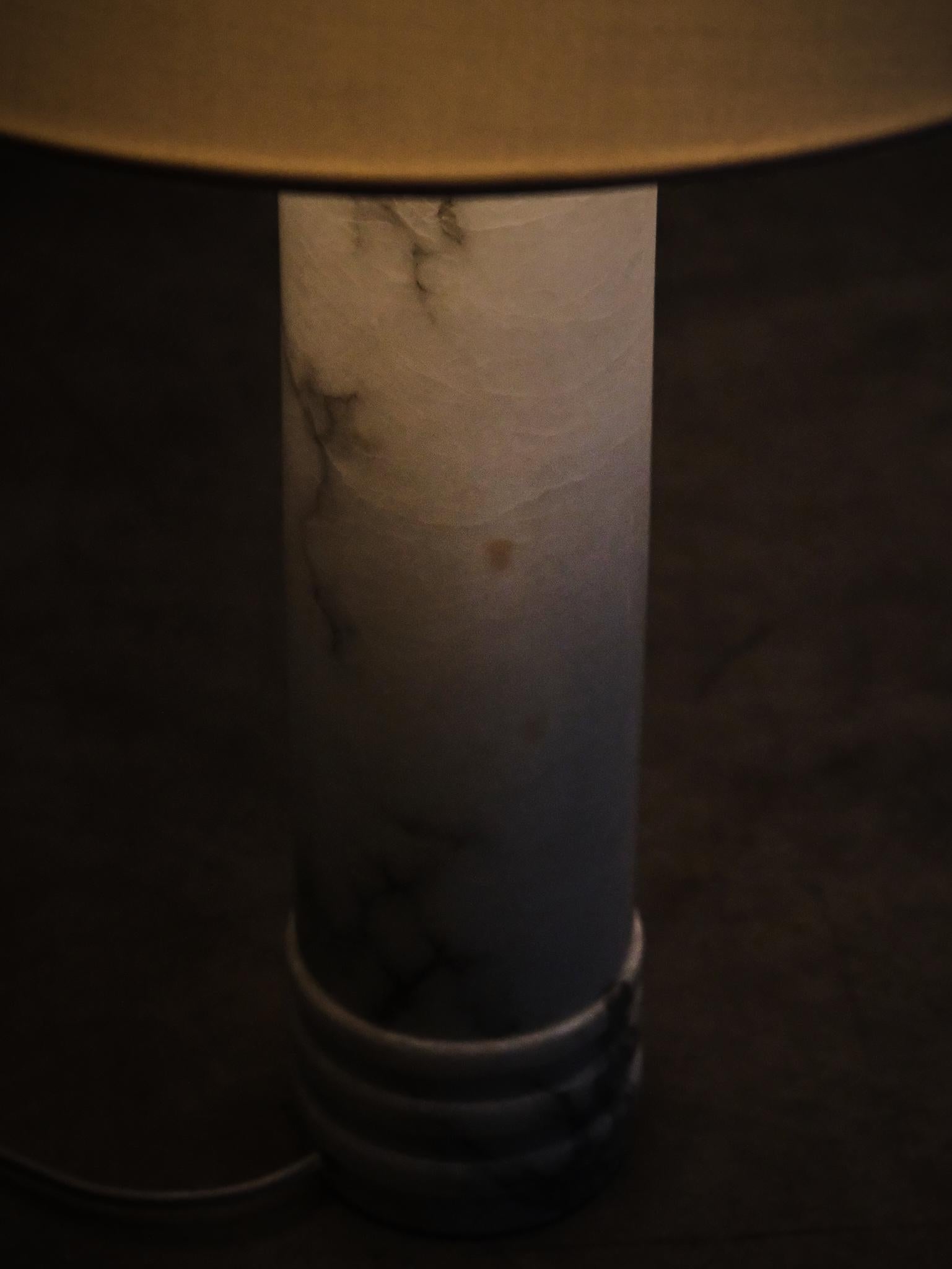 Lámparas de mesa de mármol 'B-10' de Bergboms, Suecia, años 60 en venta 4