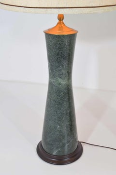 Marble Table Lamps in Teal