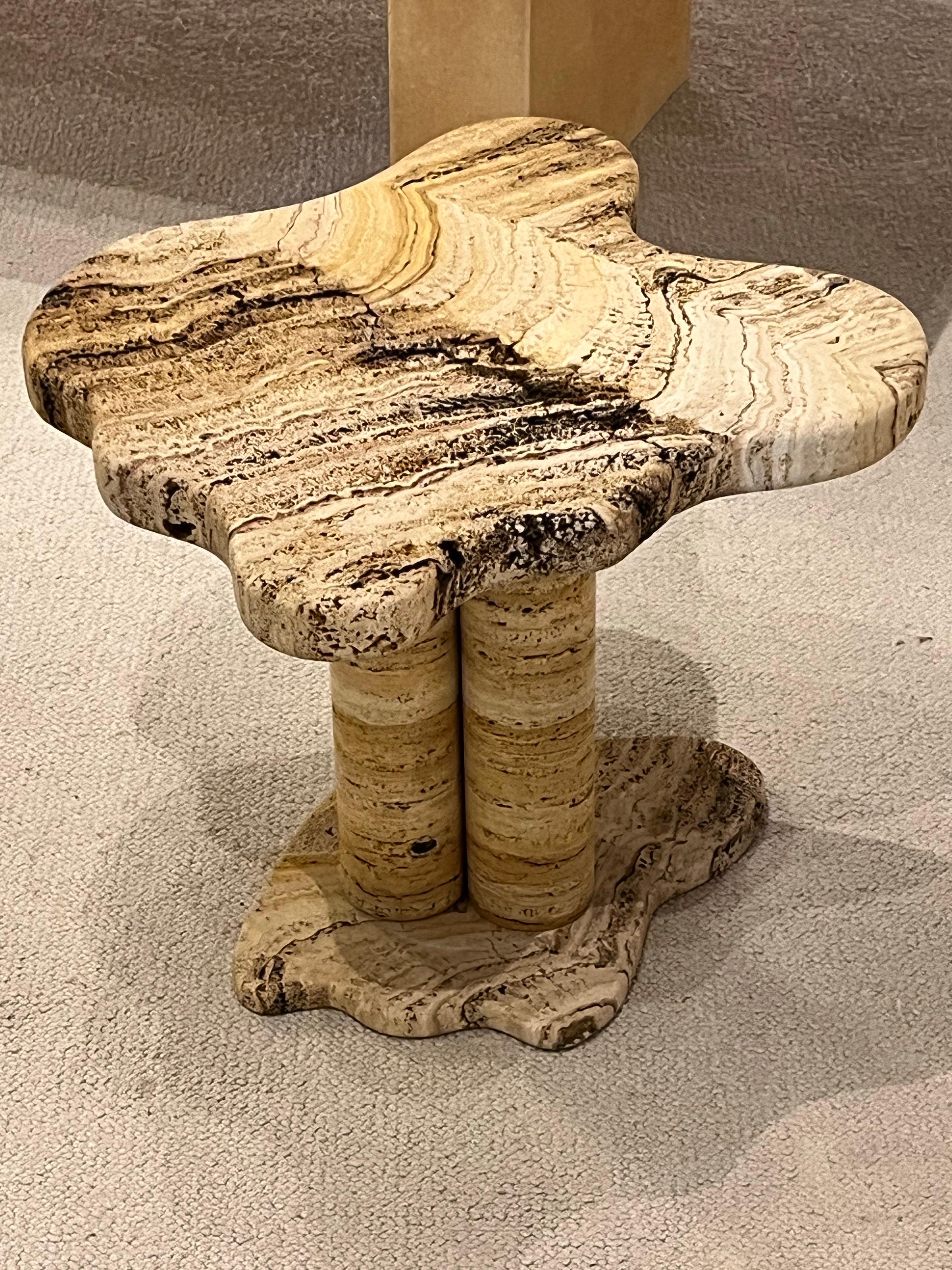Marble  Tables By Jean Frederique Bourdier For Sale 3