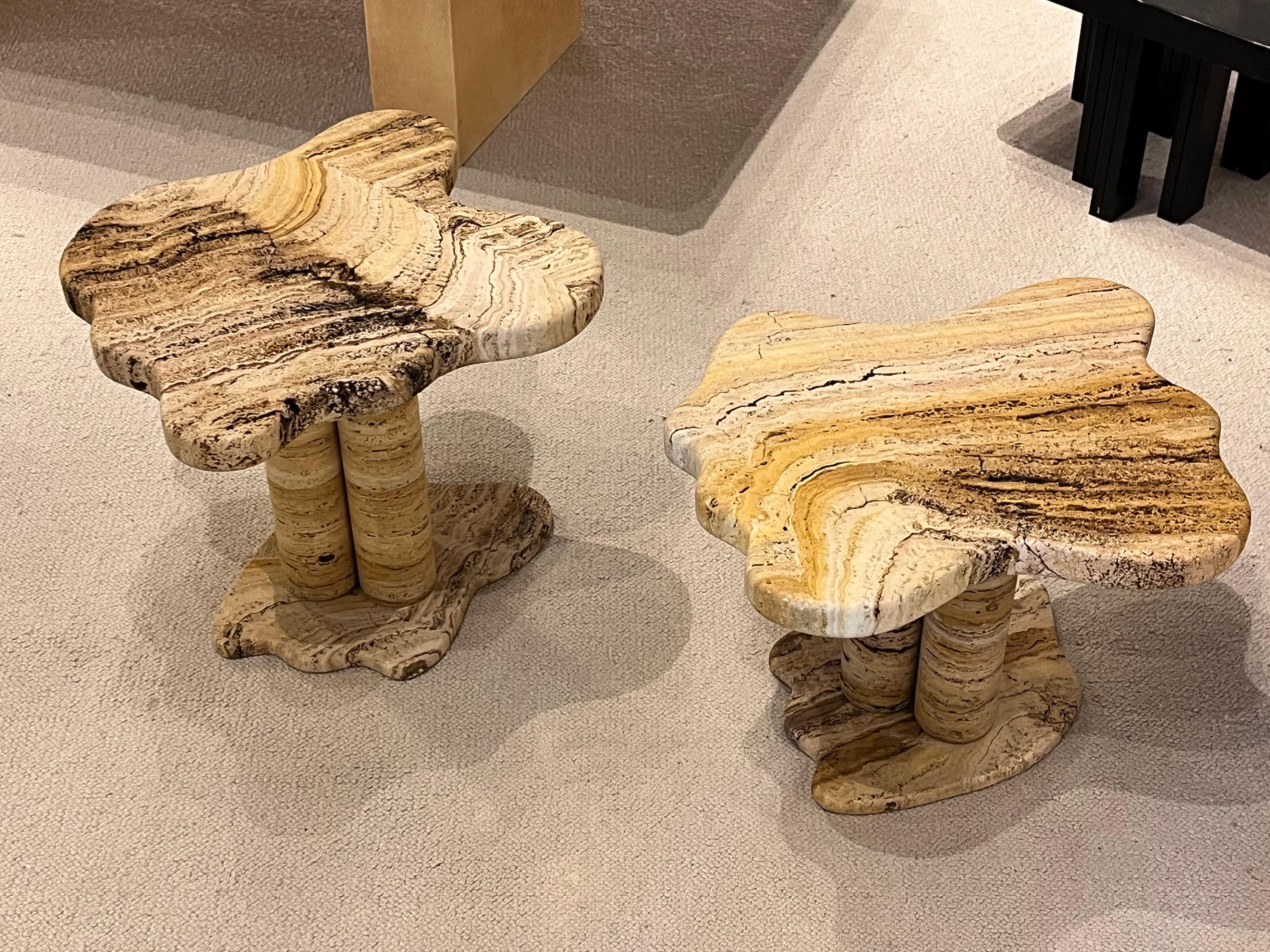 Marble  Tables By Jean Frederique Bourdier For Sale 5