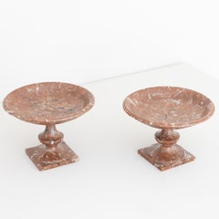 Marble Tazzas, 19th Century
