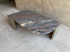 Marble Teardrop Cocktail Table, Italy, 1980's