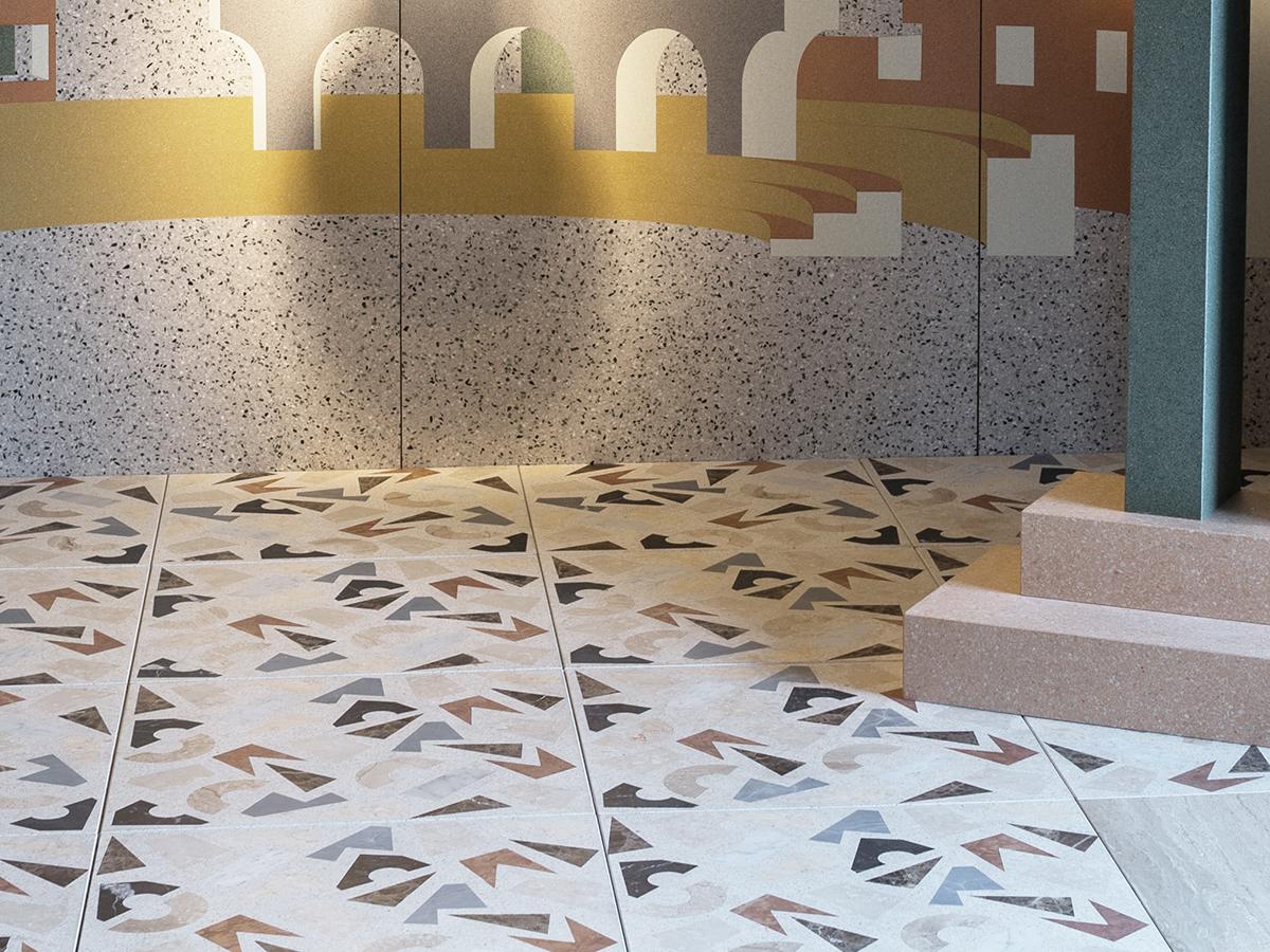 Italian Floor tiles Terrazzo - Barena Decor For Sale