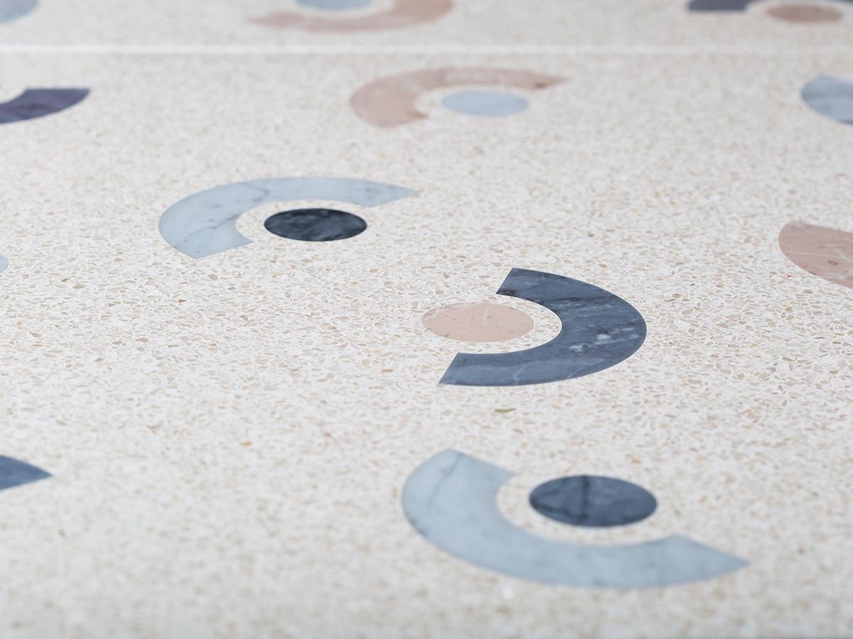 Molded Floor tiles Terrazzo - Patera Decor For Sale