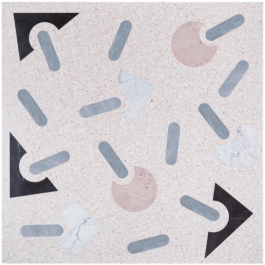 Italian Floor tiles Terrazzo - Sventola Decor For Sale