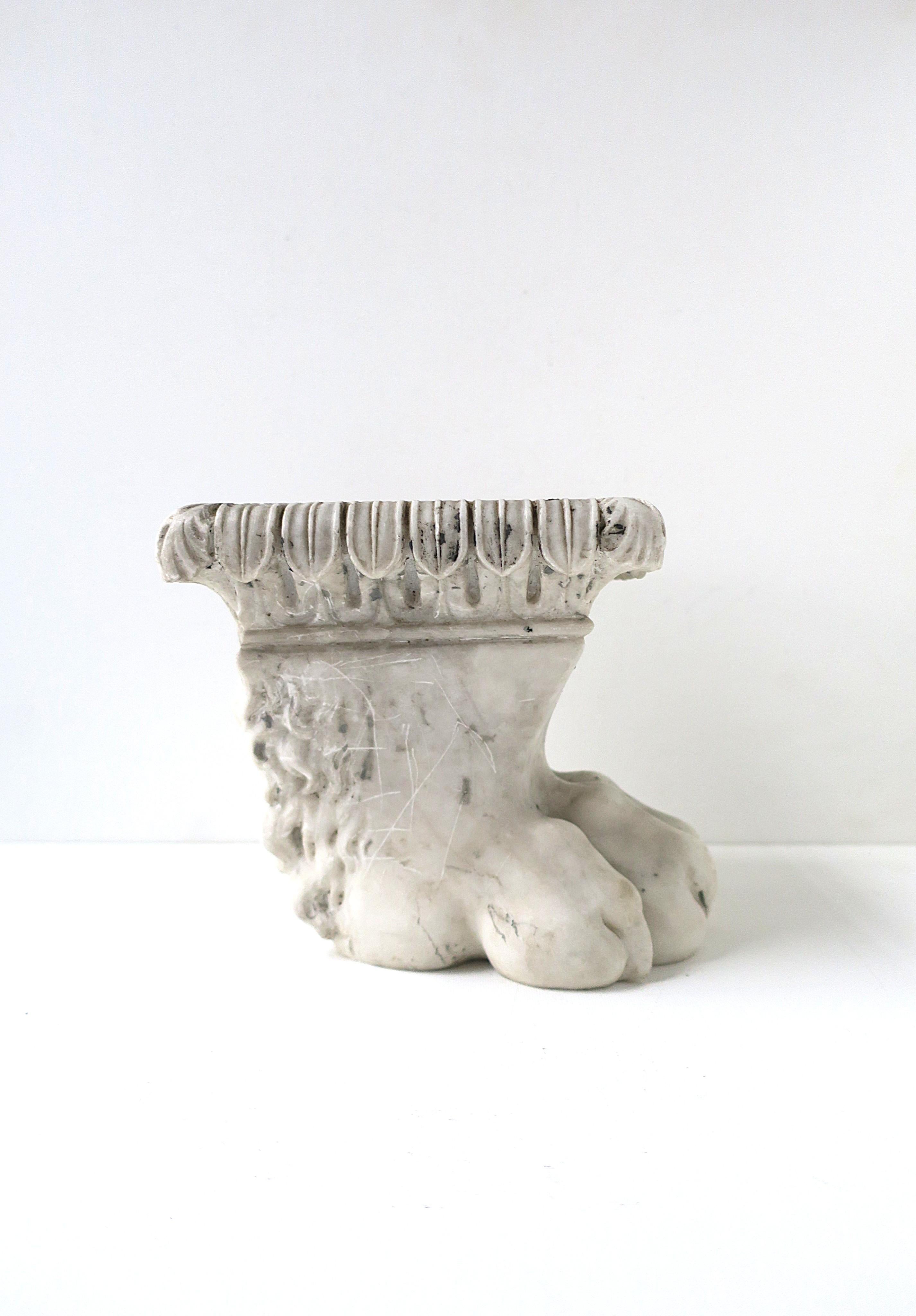 Marbre Tiger Lion Cat Paw Garden Elemental Garden Plant Stand 6