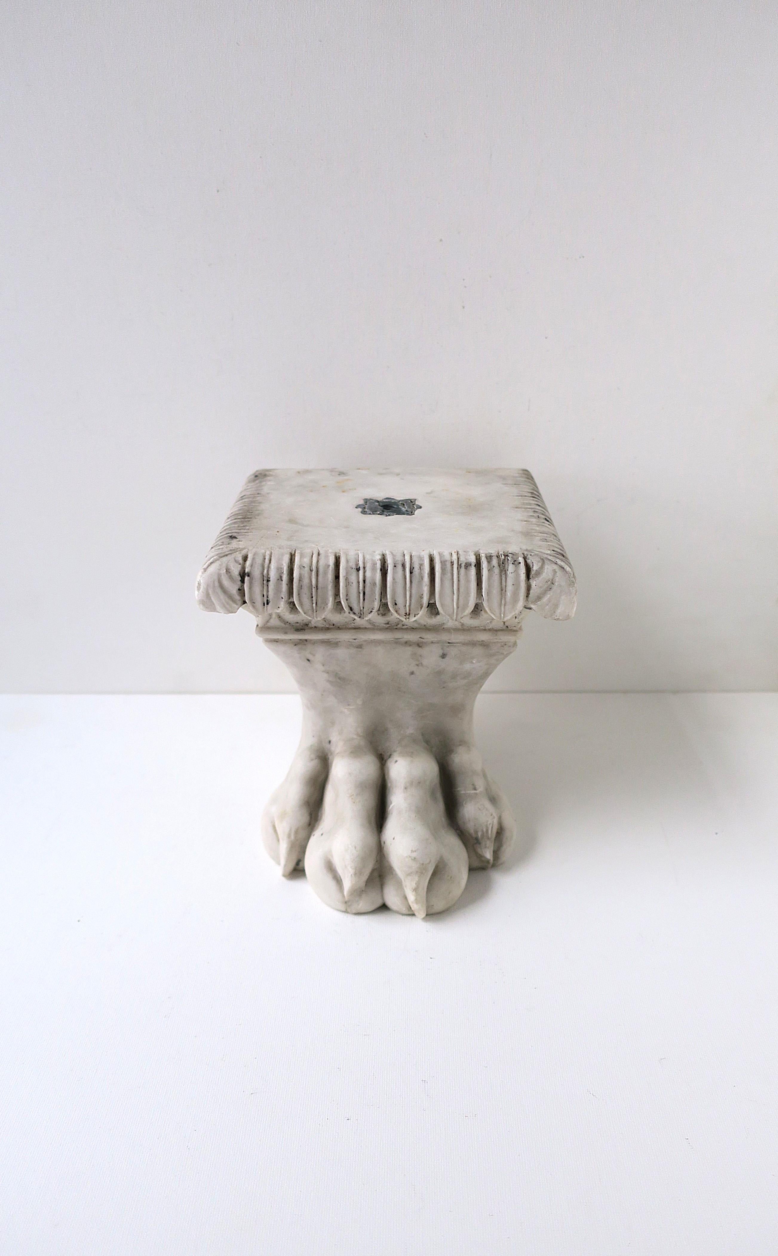 Européen Marbre Tiger Lion Cat Paw Garden Elemental Garden Plant Stand