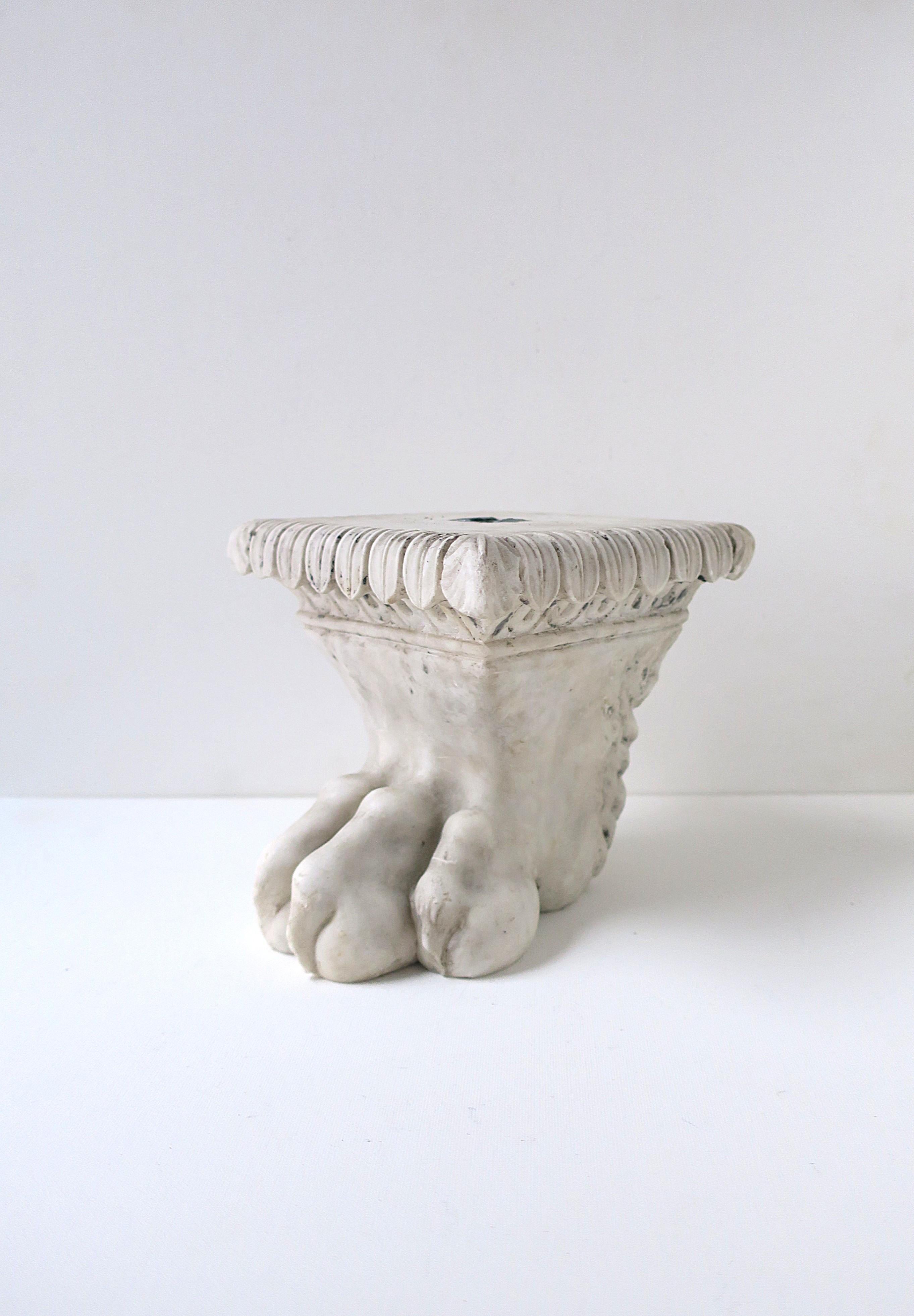 Marbre Tiger Lion Cat Paw Garden Elemental Garden Plant Stand 2