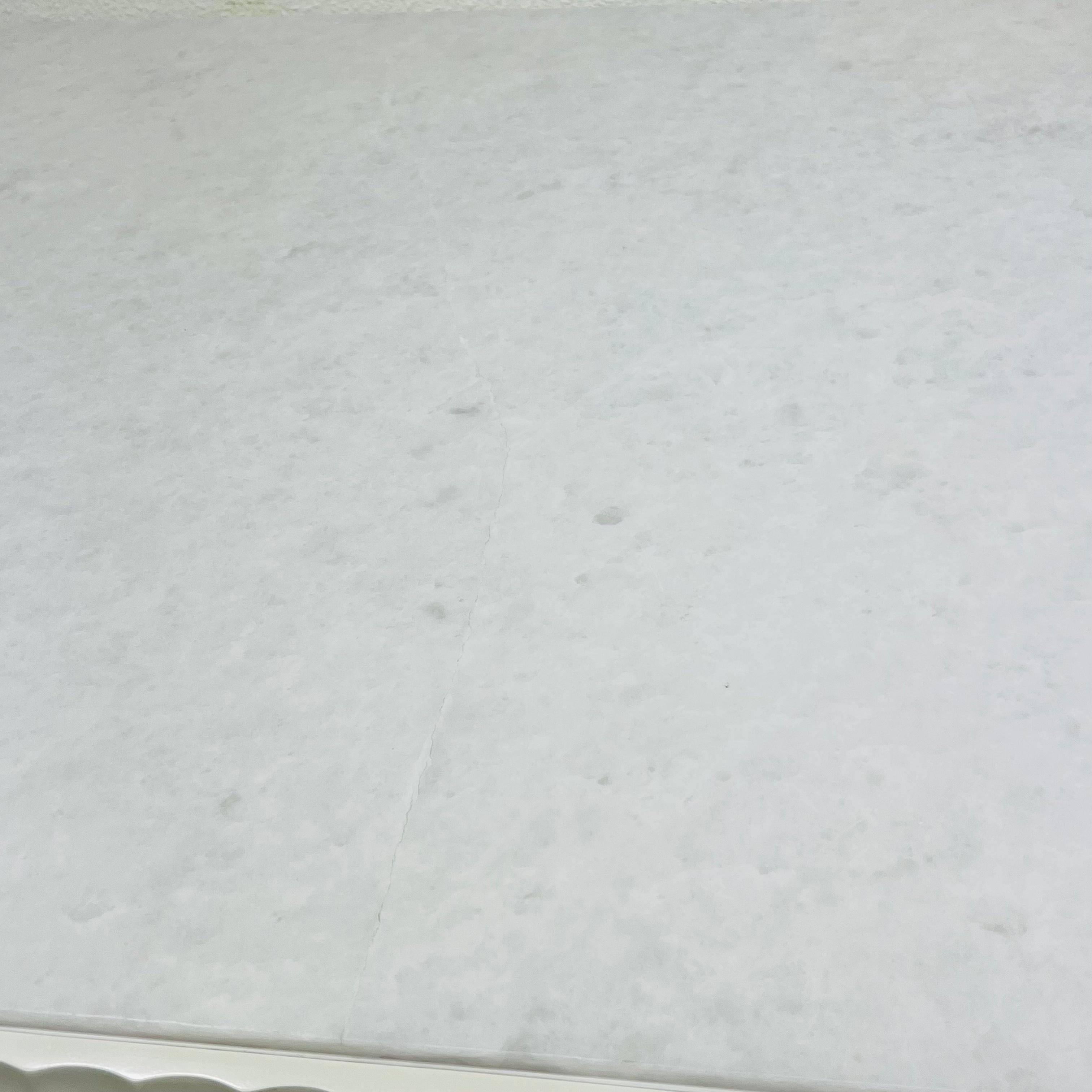 Marble Top 3 Drawer Writing Desk For Sale 7