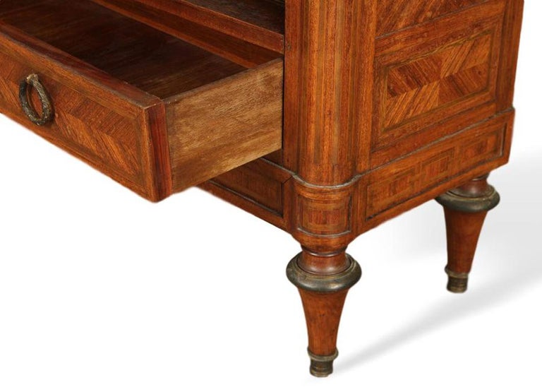 Marble Top Bronze Mounted Bookcase, French, circa 1920 with Greek Key ...
