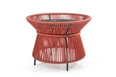Marble Top Caribe Chic Basket Table by Sebastian Herkner
