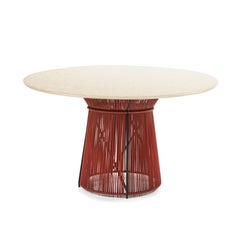 Marble Top Caribe Chic Dining Table by Sebastian Herkner