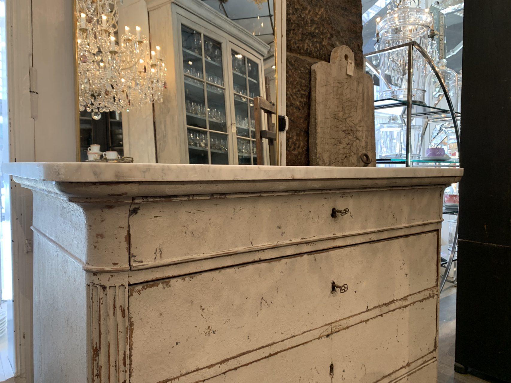 Marble Top Chest of Drawers-France 2