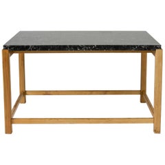 Marble-Top Coffee Table by Carl-Axel Acking for Torsten Schollin, Sweden, 1950s