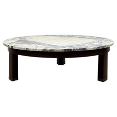 Couchtisch mit Marmorplatte von Edward Wormley für Dunbar