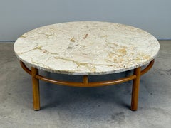 Marble Top Coffee Table by T.H. Robsjohn-Gibbings for Widdicomb