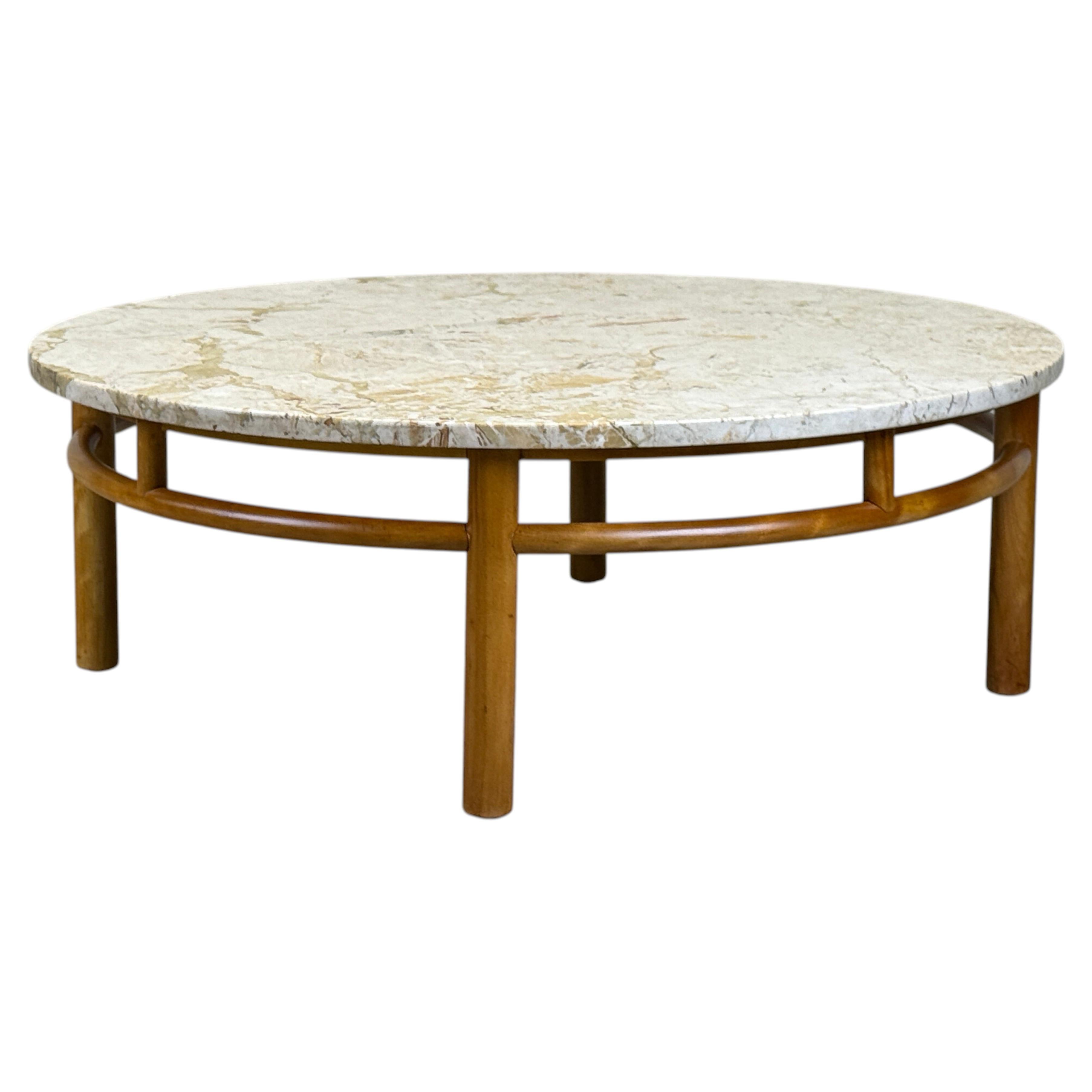 Marble Top Coffee Table by T.H. Robsjohn-Gibbings for Widdicomb